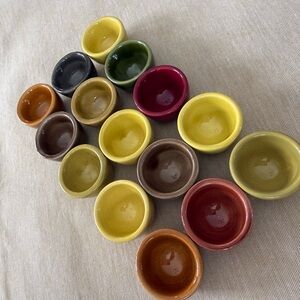 Colorful Ceramic Mini Bowls Set
